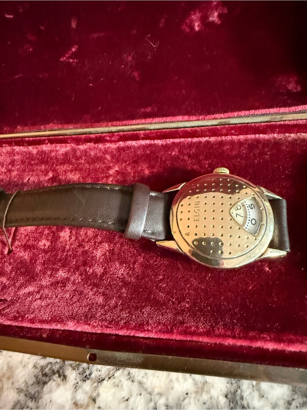 1950's Elgin Golf Ball Manual Wind Watch-Super Condition